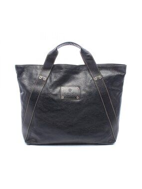 Gucci Tote Bag Black Leather